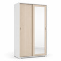 armoire-coulissante-multifonctionnelle-chene-et-blanc-avec-miroir-ogpnlb5742pc