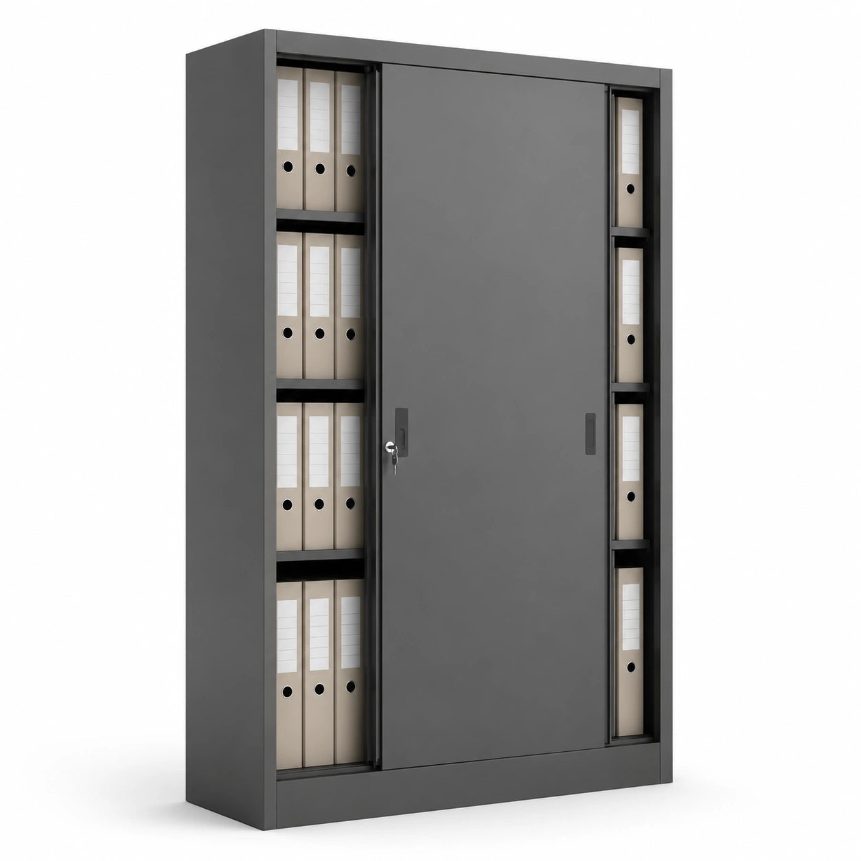 armoire-de-bureau-metallique-noire-a-portes-coulissantes-verrouillables-oswsnz5755kb