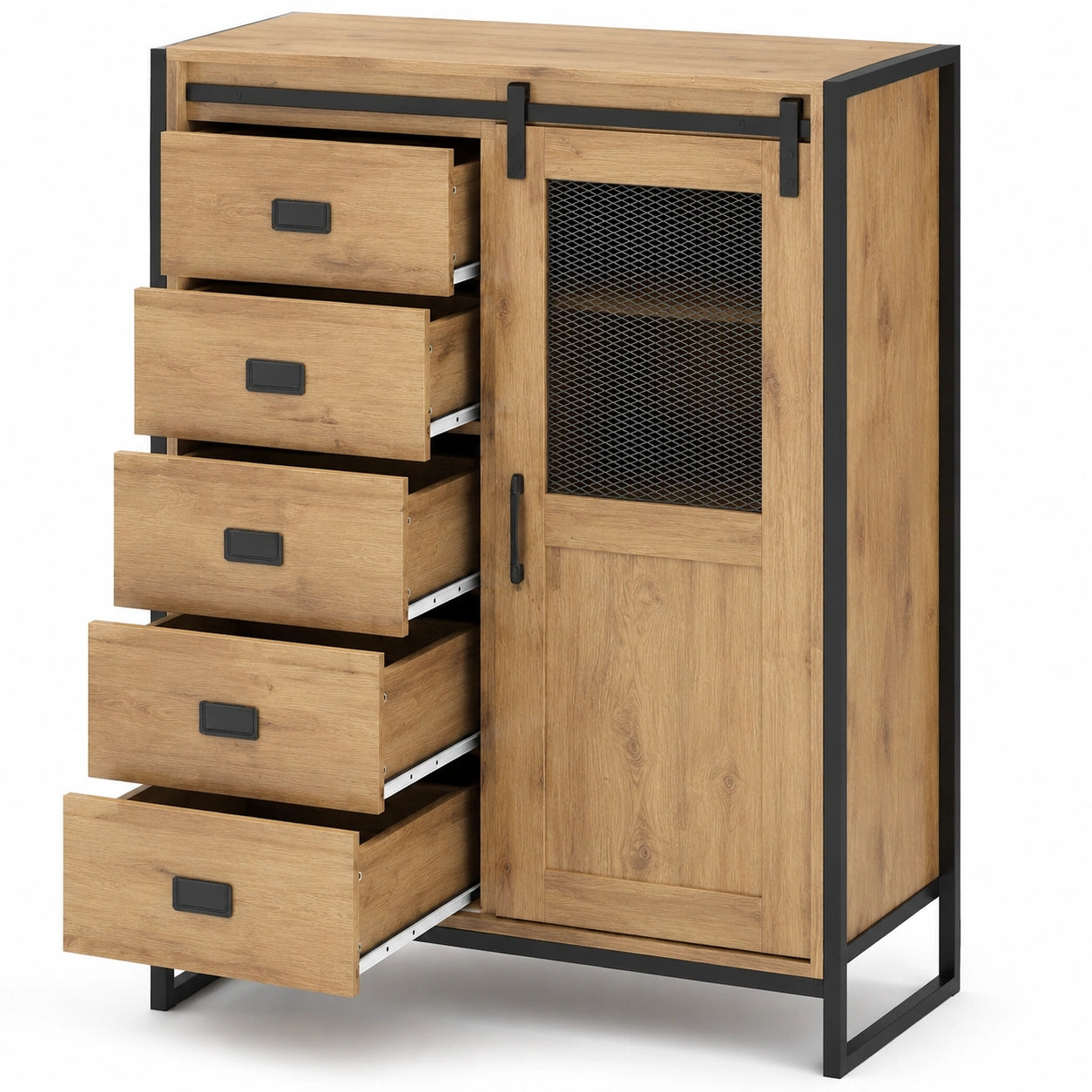 buffet-haut-industriel-avec-tiroirs-et-porte-coulissante-pour-rangement-tkjyaw5811ip